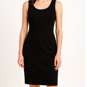 Danny & Nicole Women's Sleeveless A- Midi Dress  Size 14 Black Career Office